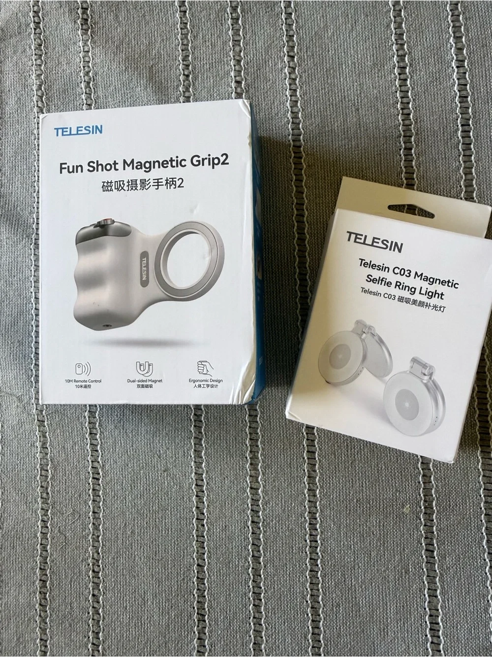 Silver Fun Shot Magnetic Grip2 - Magnetic Phone Grip